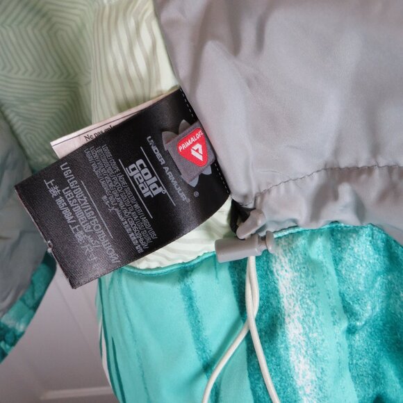 UNDER ARMOUR Women’s LG Storm2 Infrared Ampli Snow/Ski Jacket Primaloft Green - Picture 7 of 7